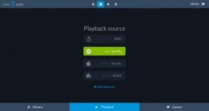 RuneAudio_0.3-beta_Spotify_integration_source_selection